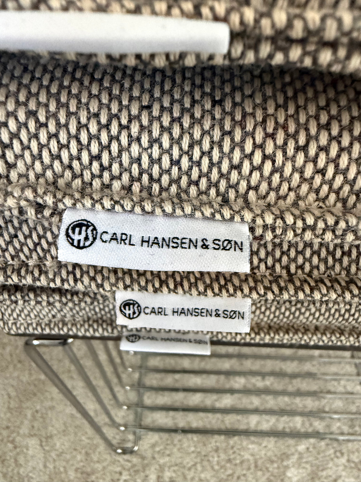 Carl Hansen CH24 Wishbone -tuolin istuintyyny - Re-wool 0218