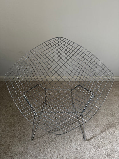 Harry Bertoia Diamond nojatuoli - Kromi